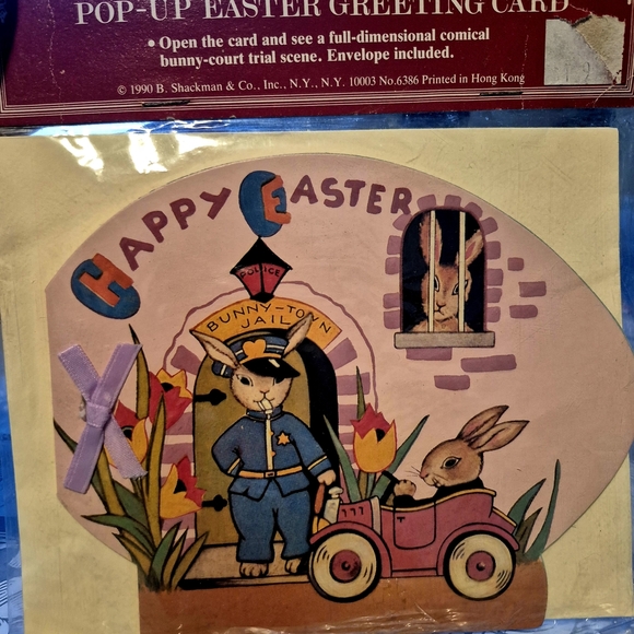 Vintage Pop-Up Easter Greeting Card - Picture 1 of 1